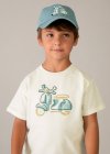 Maglietta m/c ricamata Panna 2-9 anni | Mayoral