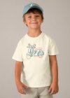 Maglietta m/c ricamata Panna 2-9 anni | Mayoral