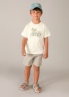 Maglietta m/c ricamata Panna 2-9 anni | Mayoral