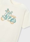 Maglietta m/c ricamata Panna 2-9 anni | Mayoral