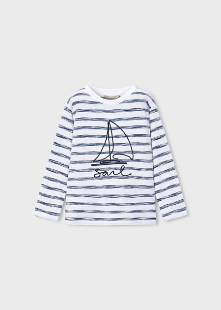 Maglietta m/l righe Indaco 2-9 anni | Mayoral