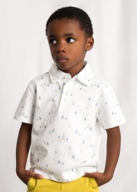 Polo m/c stampata Bbco-oliva 2-9 anni | Mayoral