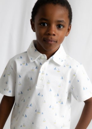 Polo m/c stampata Bbco-oliva 2-9 anni | Mayoral