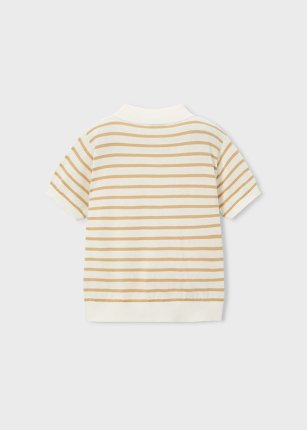 Polo m/c tricot Ecrù-moka 2-9 anni | Mayoral