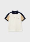 Polo m/c coordinato Panna-noce 2-9 anni | Mayoral