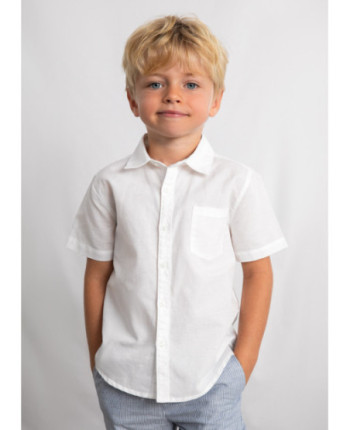 Camicia m/c lino              - Mayoral