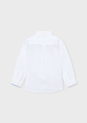 Camicia m/l lino elegante Bianco 2-9 anni | Mayoral