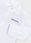 Camicia m/l lino elegante Bianco 2-9 anni | Mayoral