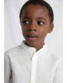 Camicia m/l c/coreana lino    - Mayoral