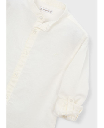 Camicia m/l c/coreana lino    - Mayoral
