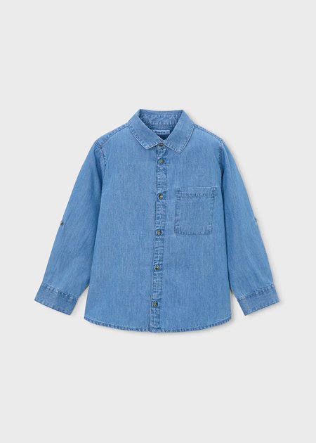 Camicia m/l denim lavaggio mezzo 2-9 anni | Mayoral