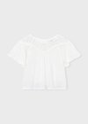 Blusa combinato guipur Panna 2-9 anni | Mayoral
