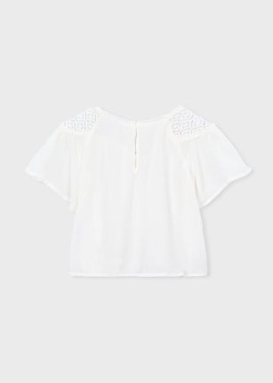 Blusa combinato guipur Panna 2-9 anni | Mayoral