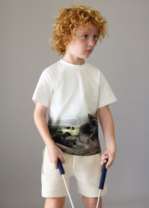 Bermuda zip Cañamo 2-9 anni | Mayoral