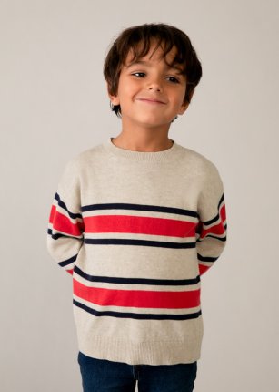 Jersey righe Pomodoro 2-9 anni | Mayoral