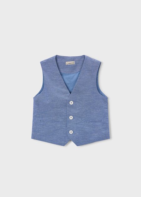 Gilet lino suiting Indaco 2-9 anni | Mayoral