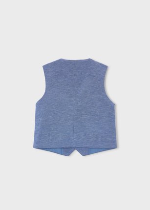 Gilet lino suiting Indaco 2-9 anni | Mayoral