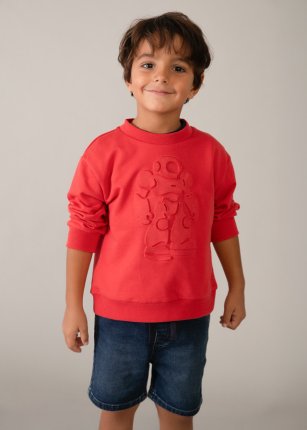 Pullover senza cappuccio Pomodoro 2-9 anni | Mayoral