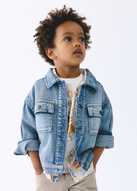 Giacca denim lavaggio chiaro 2-9 anni | Mayoral