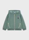 Felpa zip Verde 2-9 anni | Mayoral