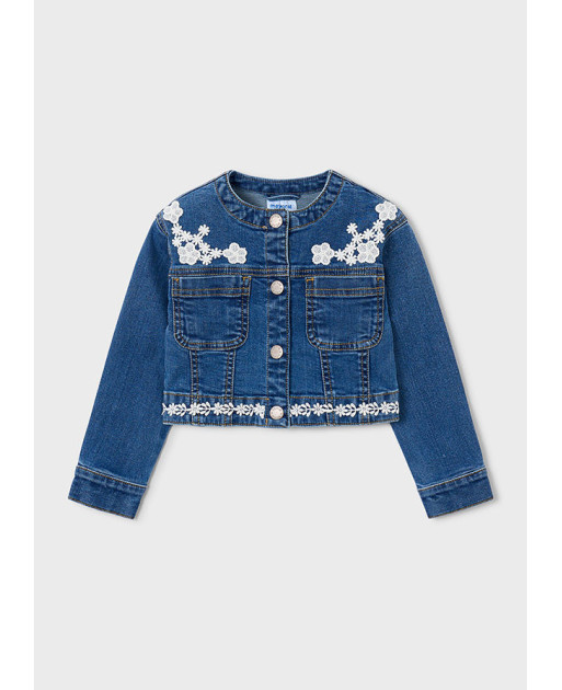 Giacca denim guipur           - Mayoral