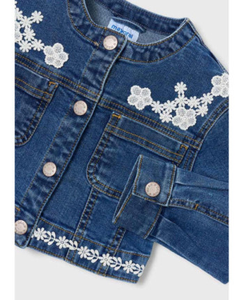 Giacca denim guipur           - Mayoral