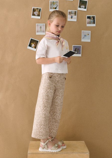 Pantalone lungo twill marine Beige 2-9 anni | Mayoral