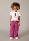 Pantalone twill wide leg Petalo 2-9 anni | Mayoral