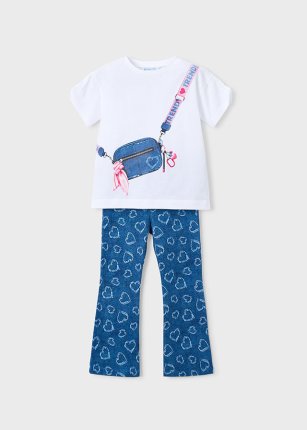 Compl. leggings flare Cuore 2-9 anni | Mayoral