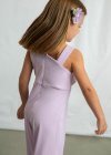 Tuta crepe fiocco Malva 2-9 anni | Mayoral