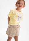 Gonna tela Beige 2-9 anni | Mayoral