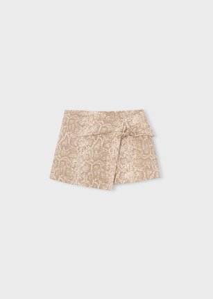 Gonna tela Beige 2-9 anni | Mayoral