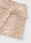 Gonna tela Beige 2-9 anni | Mayoral