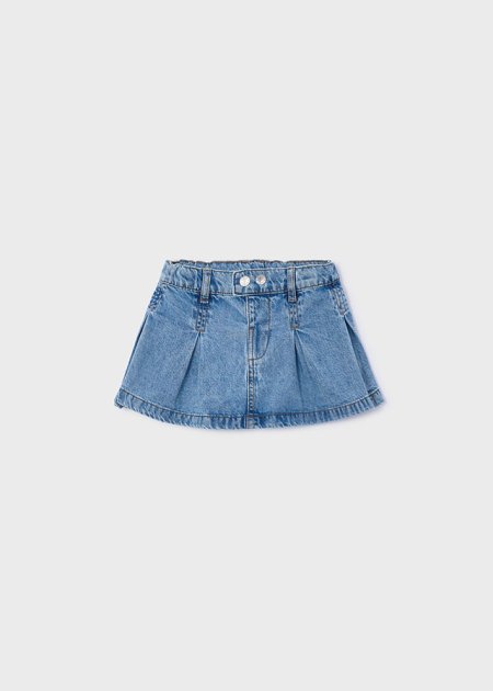 Gonna denim fluido lavaggio mezzo 2-9 anni | Mayoral
