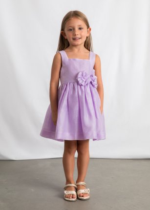 Vestito lino Malva 2-9 anni | Mayoral