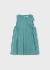 Vestito plissettato Menta 2-9 anni | Mayoral