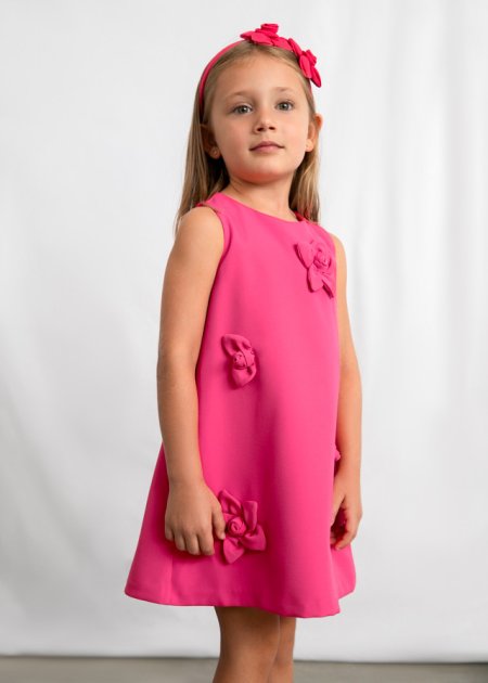 Vestrto crepe fiori Clavel 2-9 anni | Mayoral