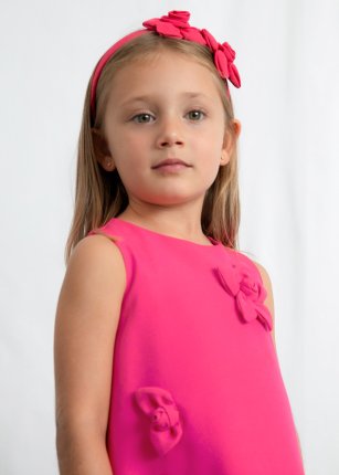 Vestrto crepe fiori Clavel 2-9 anni | Mayoral