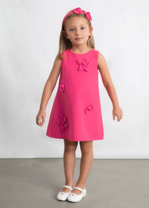 Vestrto crepe fiori Clavel 2-9 anni | Mayoral