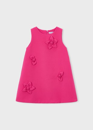 Vestrto crepe fiori Clavel 2-9 anni | Mayoral