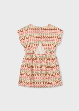 Vestito a maglia fantasia Mandarino 2-9 anni | Mayoral