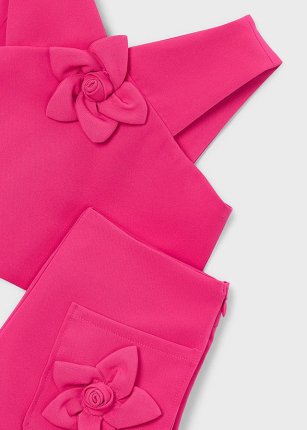 Compl. bermuda crepe fiori Clavel 2-9 anni | Mayoral