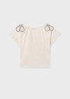 Maglietta m/c bambula Bianc Osso 8-18 anni | Mayoral