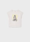shirt m/c grafica Bianc Osso 8-18 anni 6010 | Mayoral