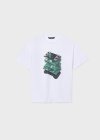 Maglietta m/c print Bianco 8-18 anni | Mayoral