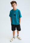 Maglietta m/c athletics Acqua 8-18 anni | Mayoral