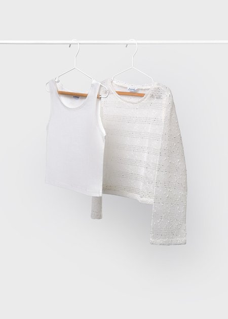 Twin set m/l Ecrù 8-18 anni | Mayoral