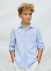 Camicia m/l Celeste 8-18 anni | Mayoral