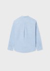Camicia m/l collo coreano Celeste 8-18 anni | Mayoral