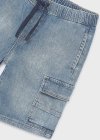 Bermuda jeans cargo lavaggio mezzo 8-18 anni | Mayoral